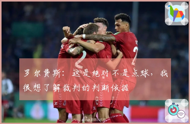 罗尔费斯：这是绝对不是点球，我很想了解裁判的判断依据